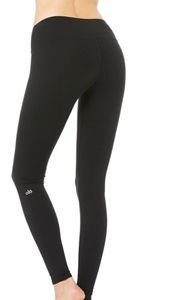 Alo low rise airbrush leggings L black